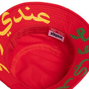 Red Andy Wahloo bucket hat